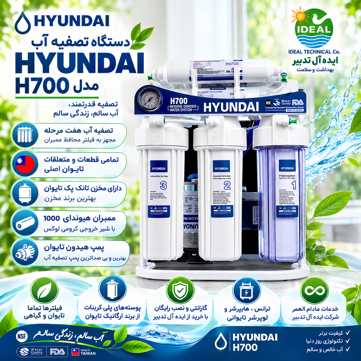 تصفیه آب هیوندای Hyundai جدید