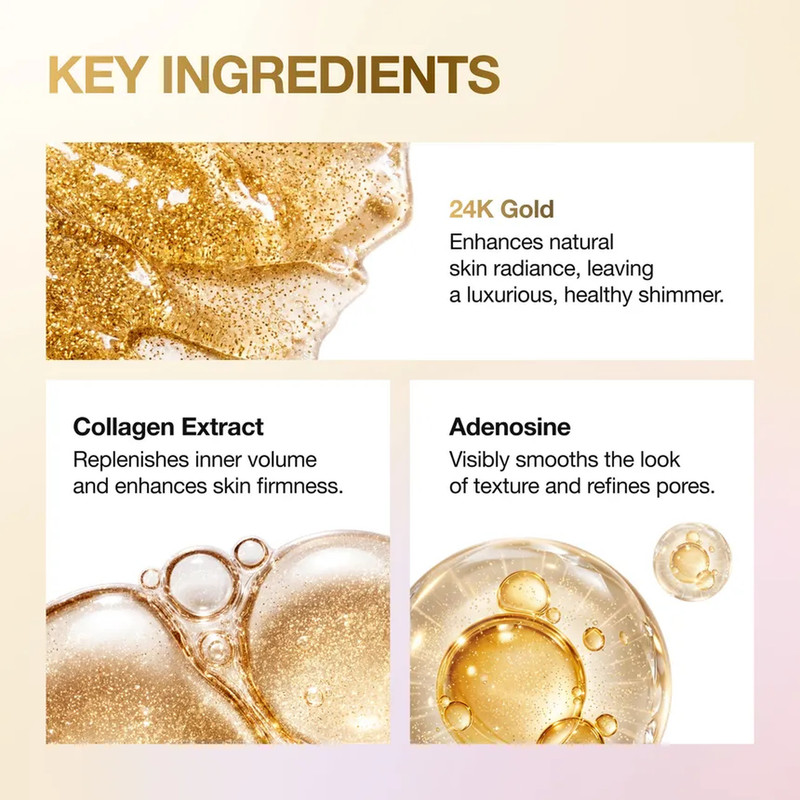 ماسک لیفتینگ و آبرسان صورت آنوا مدل Gold Wrappimg مناسب برای انواع پوست حجم 80 میلی لیترجدید