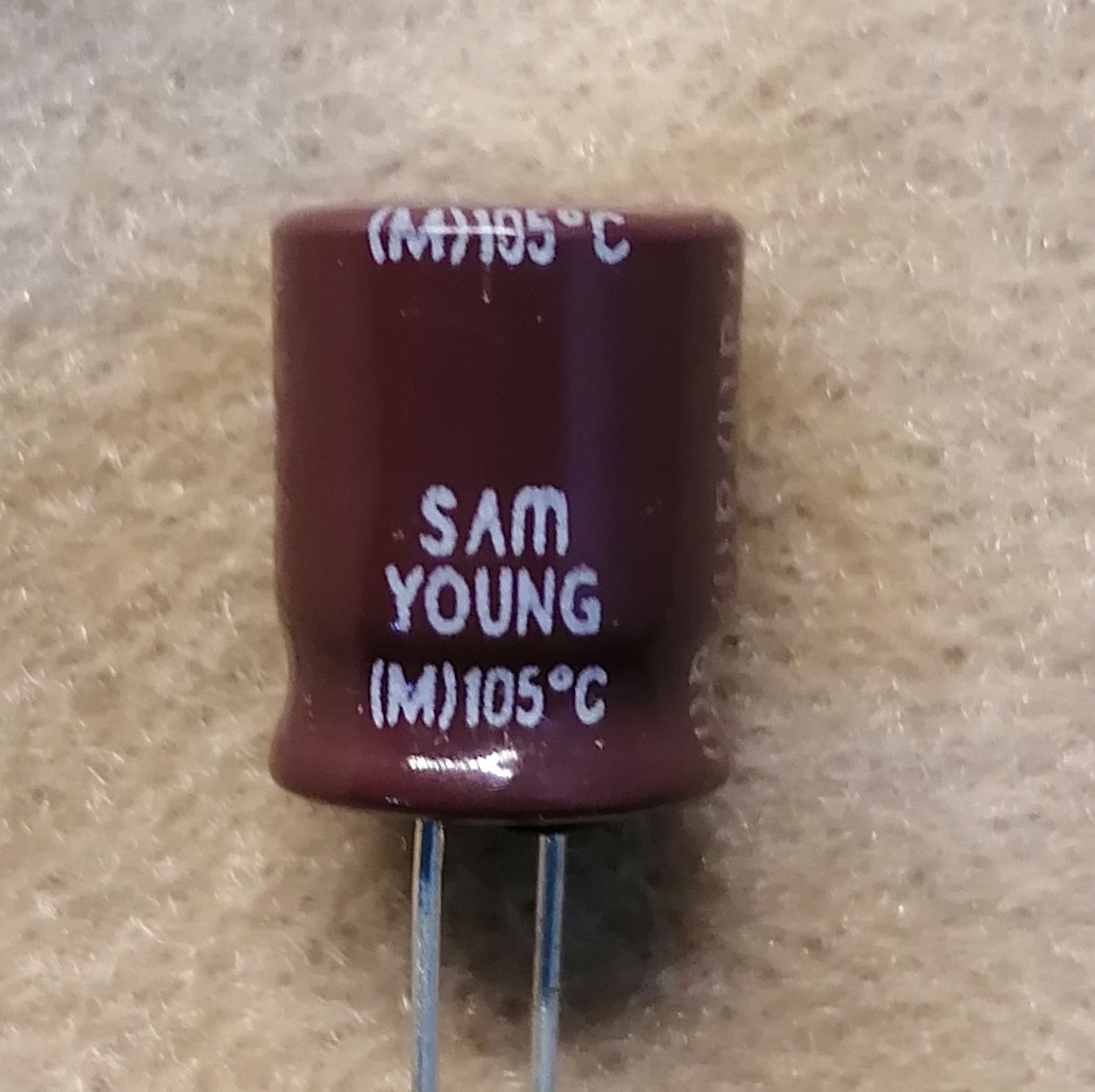خازن الکترولیتی 4.7mf 250v samyoung koreaجدید