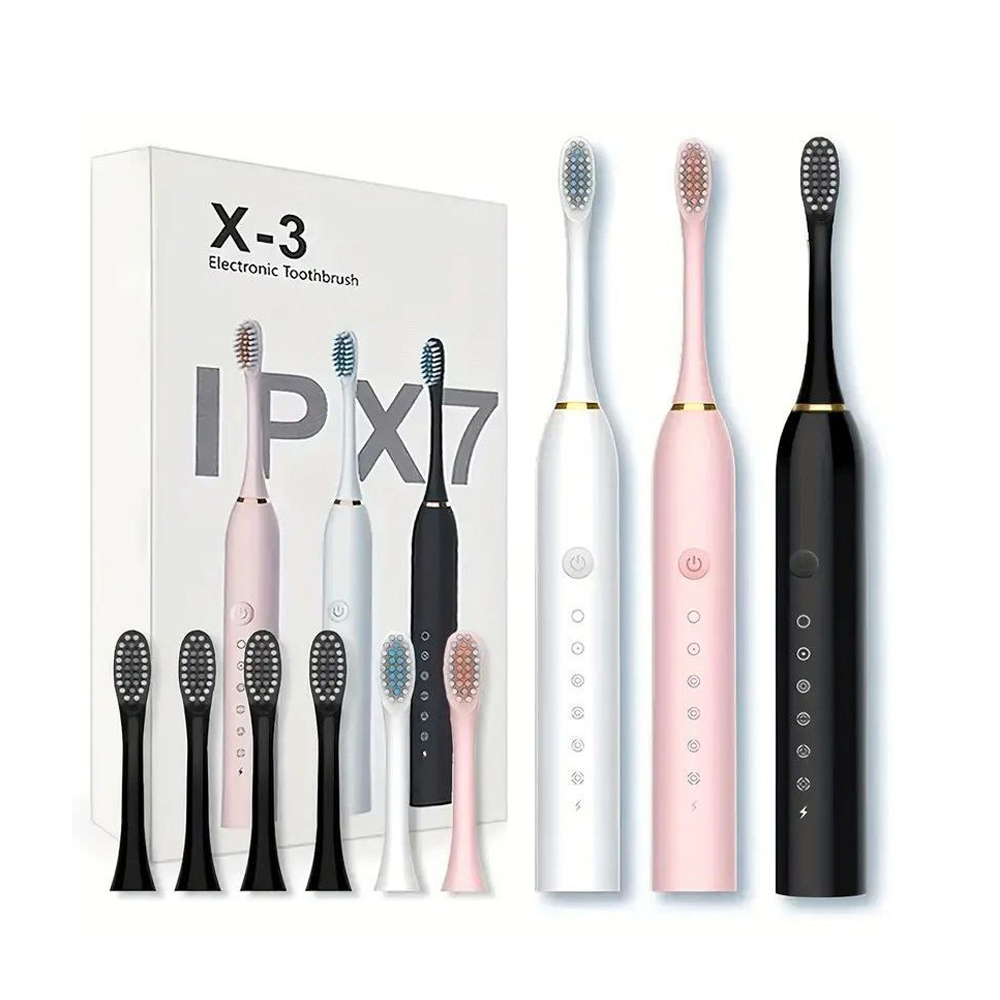 مسواک برقی هوشمند مدل X-3 Sonic Electric Toothbrush IPX-7جدید