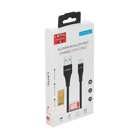 کابل تبدیل USB به لایتنینگ لیتو مدل L-188 طول 1 متر