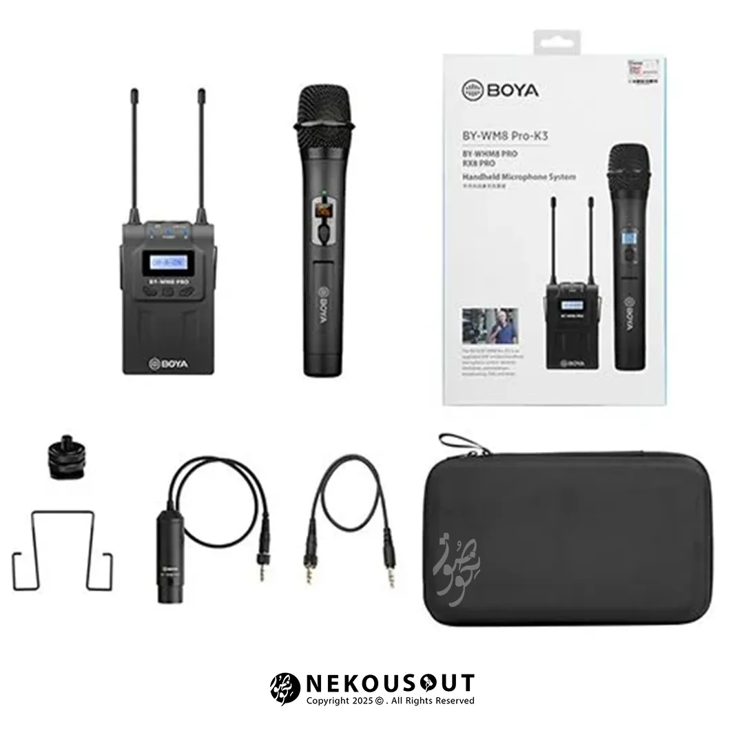 میکروفون بیسیم بویا BOYA BY-WM8PRO-K3