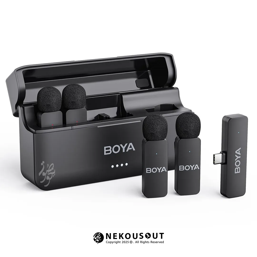 میکروفون بیسیم چهار کانال تایپ سی بویا BOYA BY-V4U