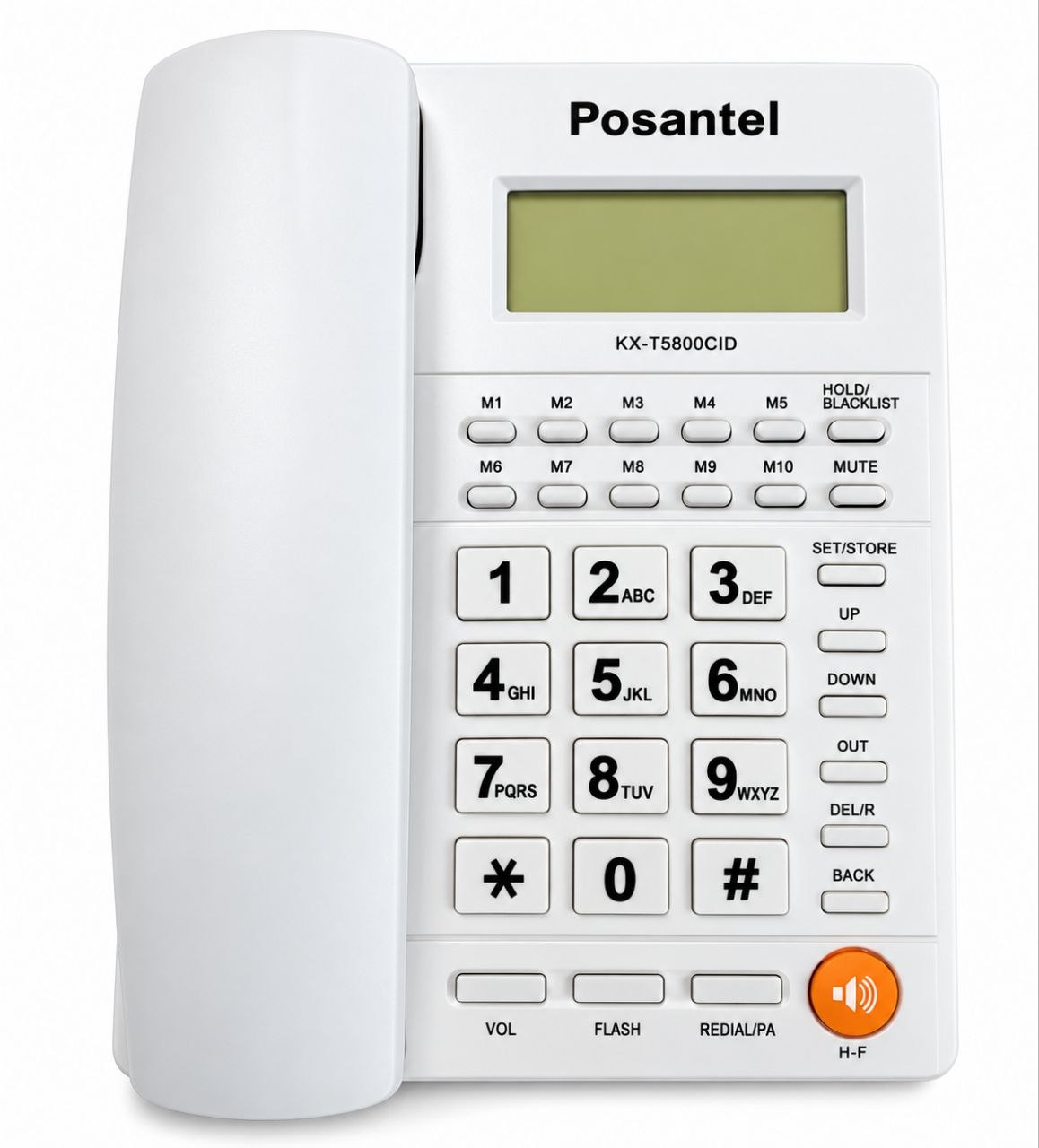 تلفن رومیزی پوزانتل مدل KX-T5800CID با قابلیت Caller ID و اسپیکرجدید