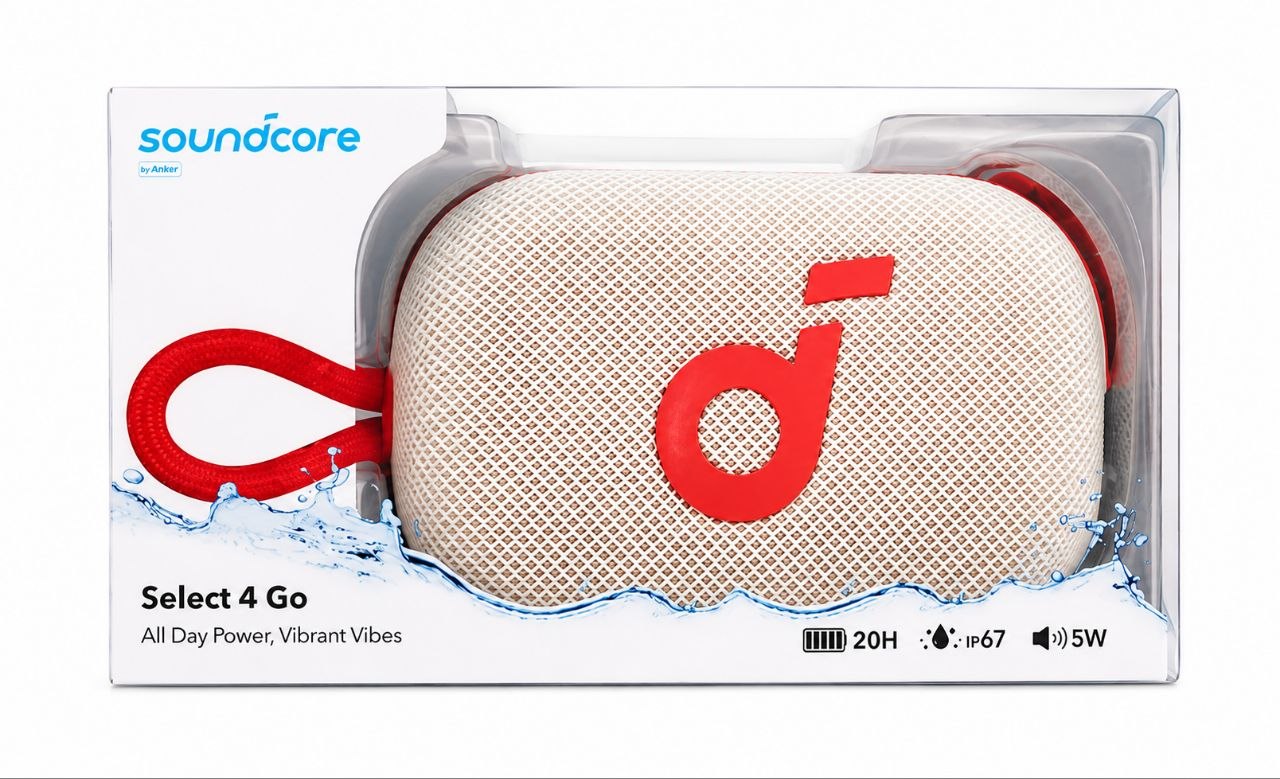 اسپیکر بلوتوثی قابل حمل انکر Soundcore مدل Select 4 Goجدید