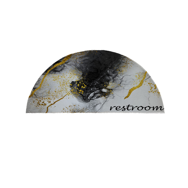 پادری مدل نیم دایره طرح Restroom کد 8761 سایز 9045 سانتی مترجدید
