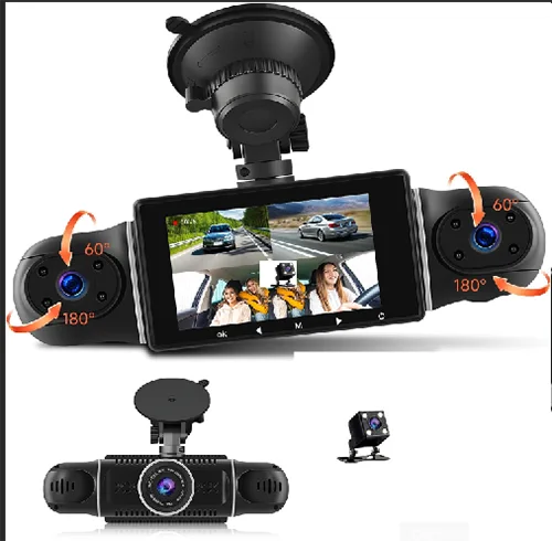 دوربین ثبت وقایع خودرو 4 لنزه 360 درجه وای فای دار Black Box M2