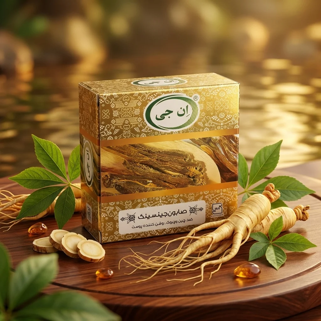 خرید صابون جینسینگ ان جی ضد چروک قوی و روشنکننده
