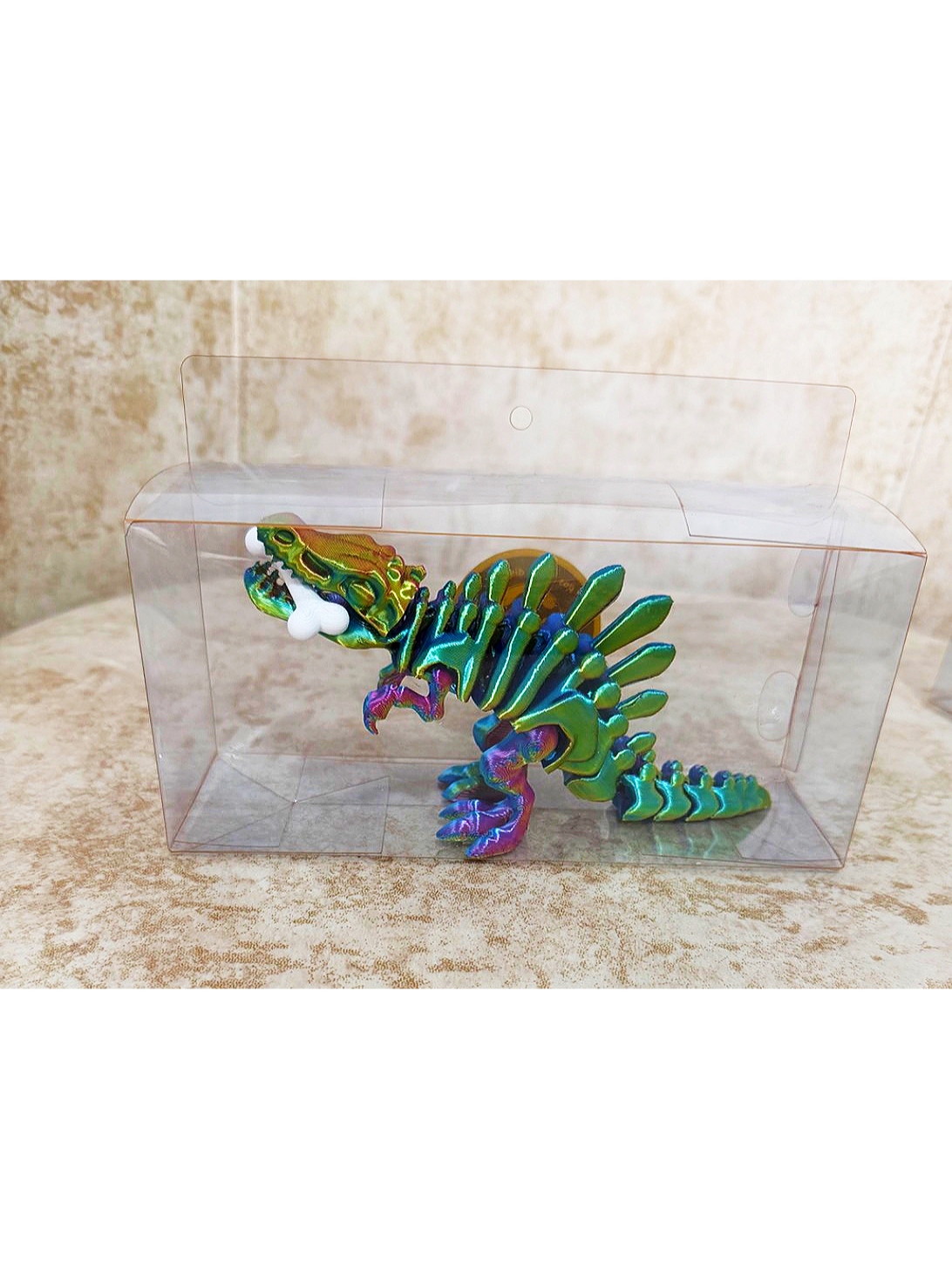 اکشن فیگور دایناسور باکس شده انعطاف پذیر ( dinosaur) pazikartجدید