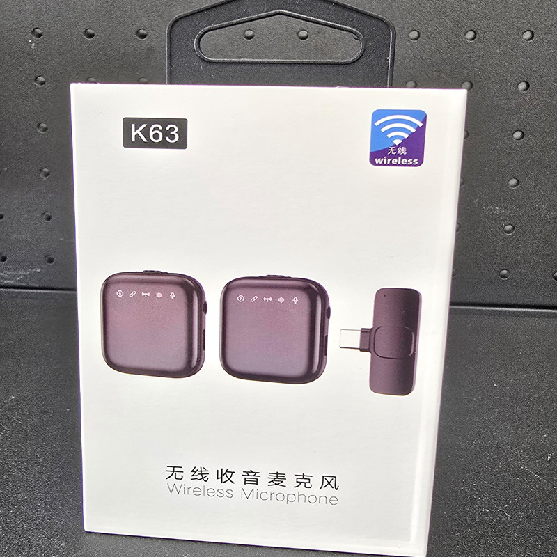 میکروفون یقه ای مدل K63 DUAL با درگاه اتصال تایپ سیجدید
