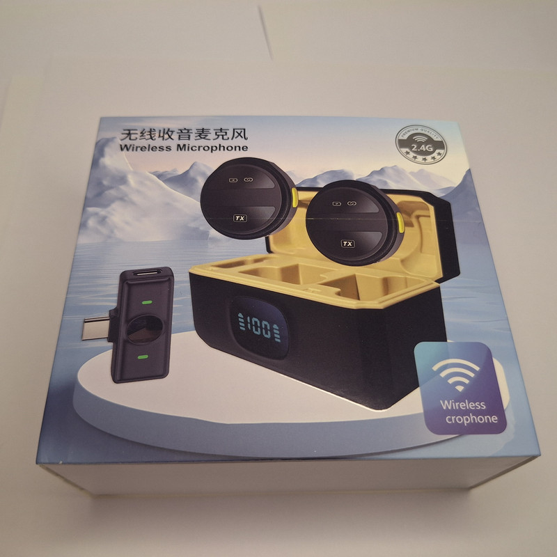 ست میکروفون بی سیم مدل pro 2 با درگاه اتصال لایتنینگجدید