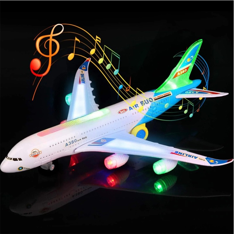 هواپیمای برقی چراغدار مدل Air Bus A380 جدید