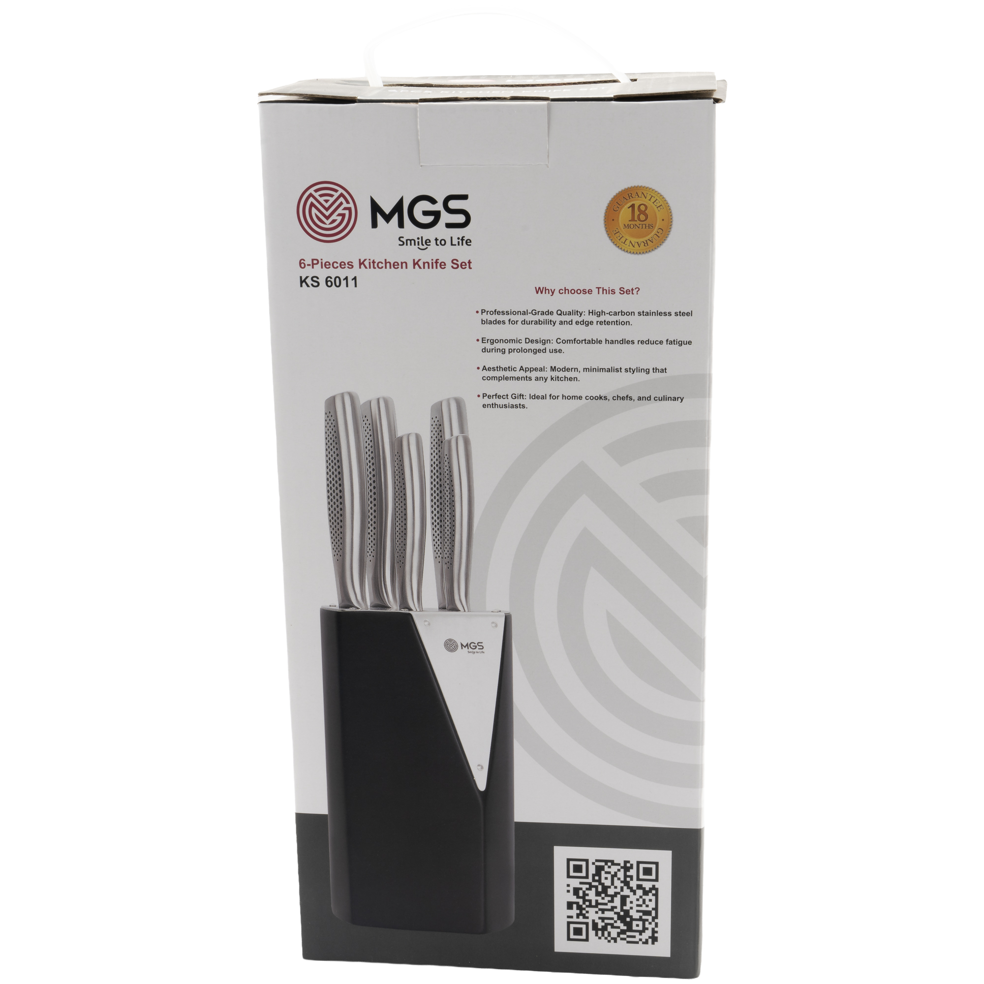 سرویس چاقو 6 پارچه کد KS-6011 ام جی اس | MGS
