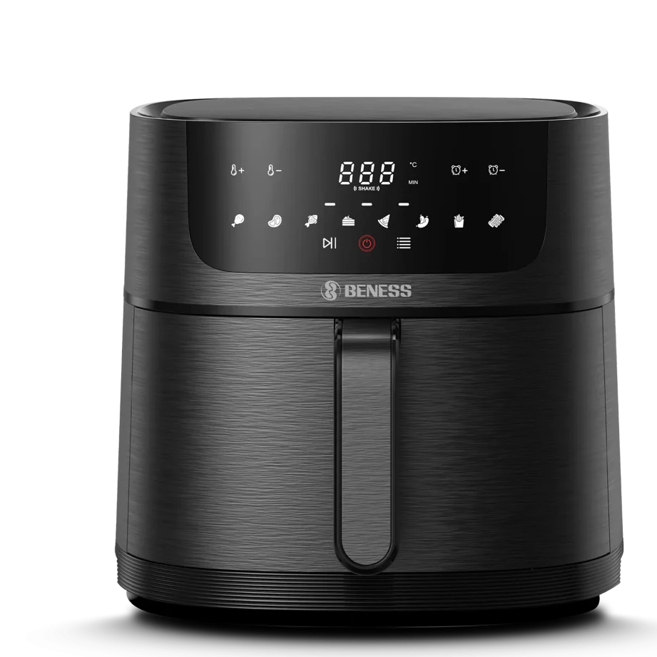 سرخ کن بدون روغن بنس مدل BA-S6007C ظرفیت 6 لیتر مشکیجدید
