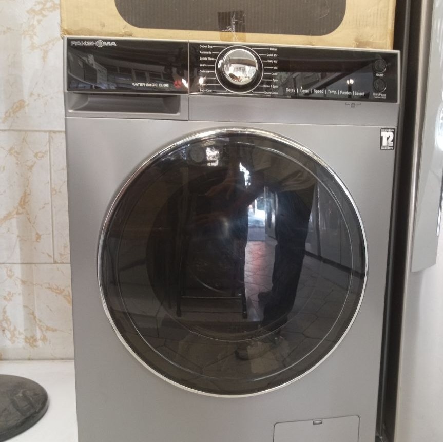 ماشین لباسشویی 8 کیلوگرم اتوماتیک پاکشوما مدل TFU-85402STجدید