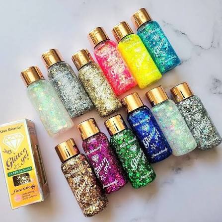 ژل گلیتر صورت و بدن کیس بیوتی مدل Glitter Gel