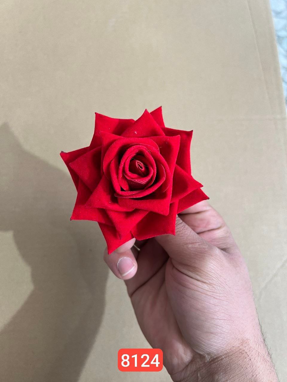 سرگل رز مخمل قرمز متوسط( پک 30 تایی )
