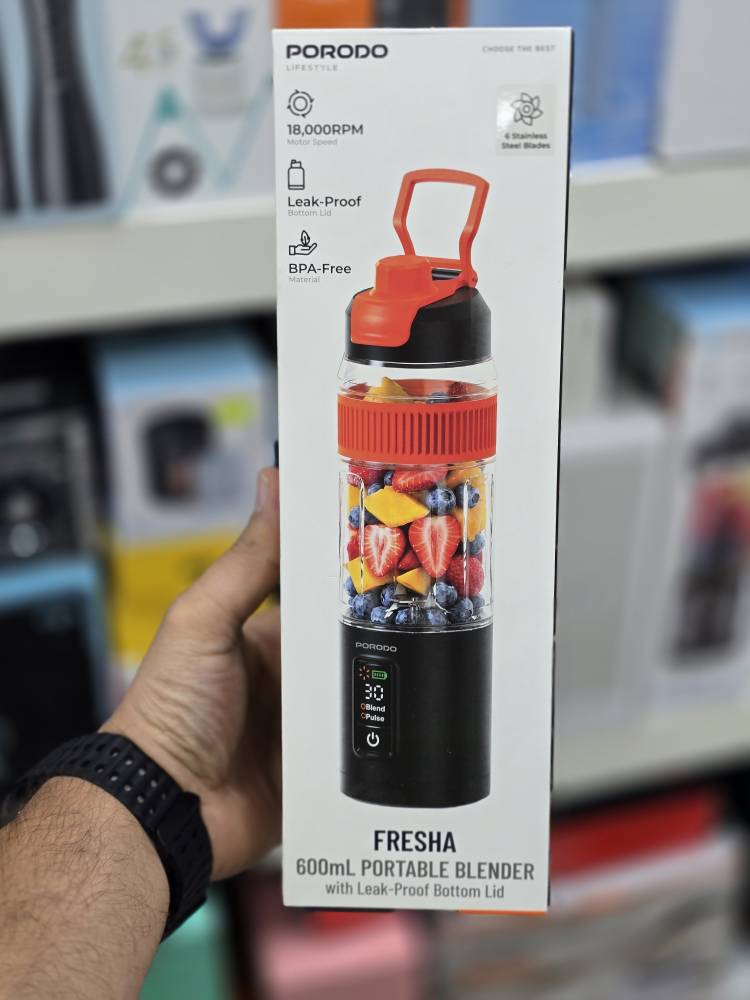 شیکر و اسموتیساز شارژی مدل Fresha برند Porodoجدید
