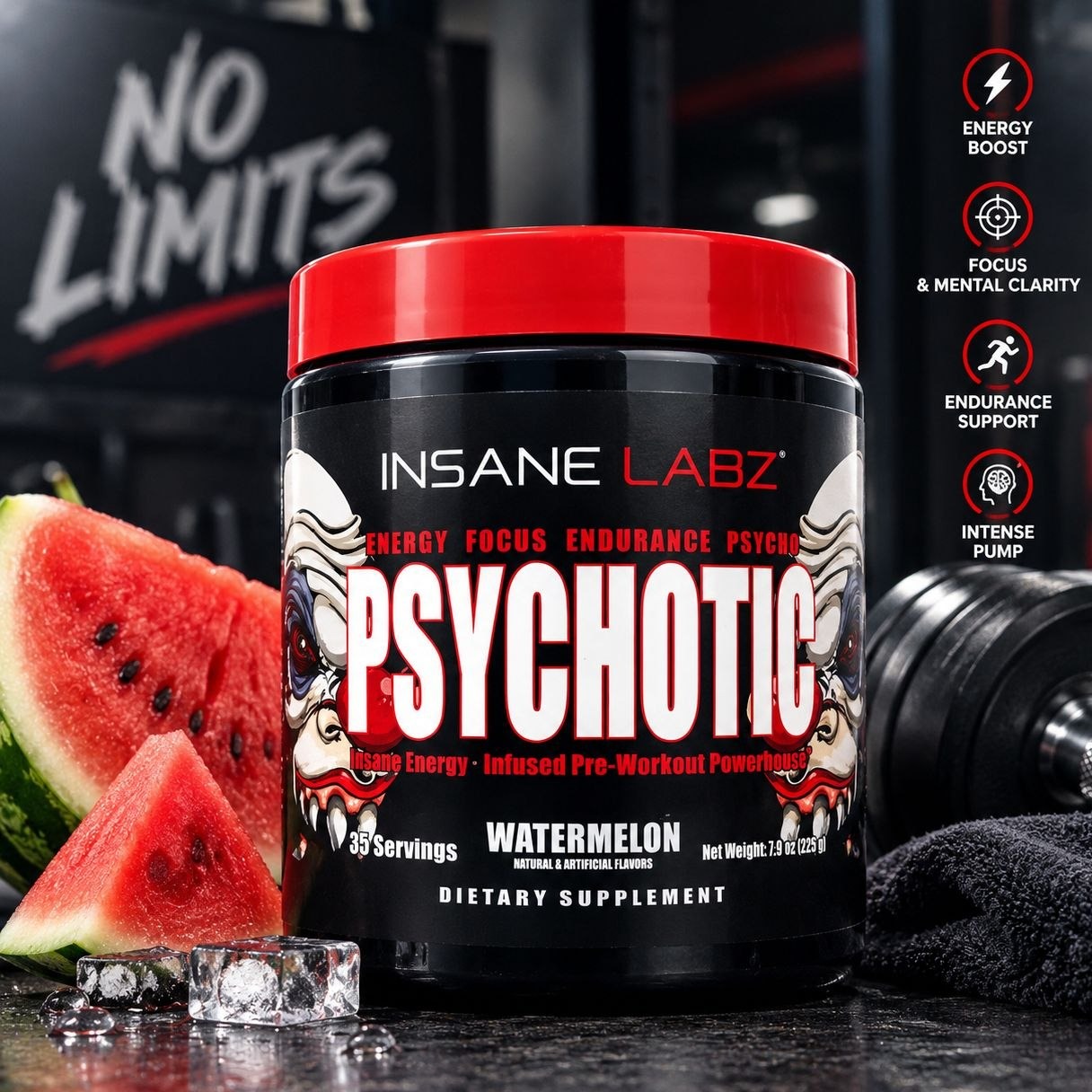 پودر پمپ PSYCHOTIC اینسین لبزجدید
