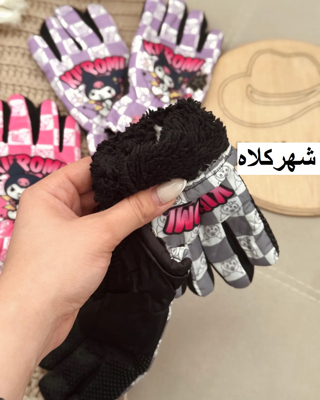 دستکش واتر کرومی دخترانه بچگانهجدید