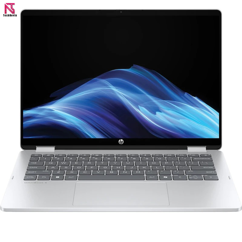لپ تاپ 14 اینچی اچ پی مدل OmniBook 5 Flip 14-fp0023dx Core 7 150U 16GB LPDDR5 5200MHz 1TB SSD Touch Backlit W - کاستوم جدید