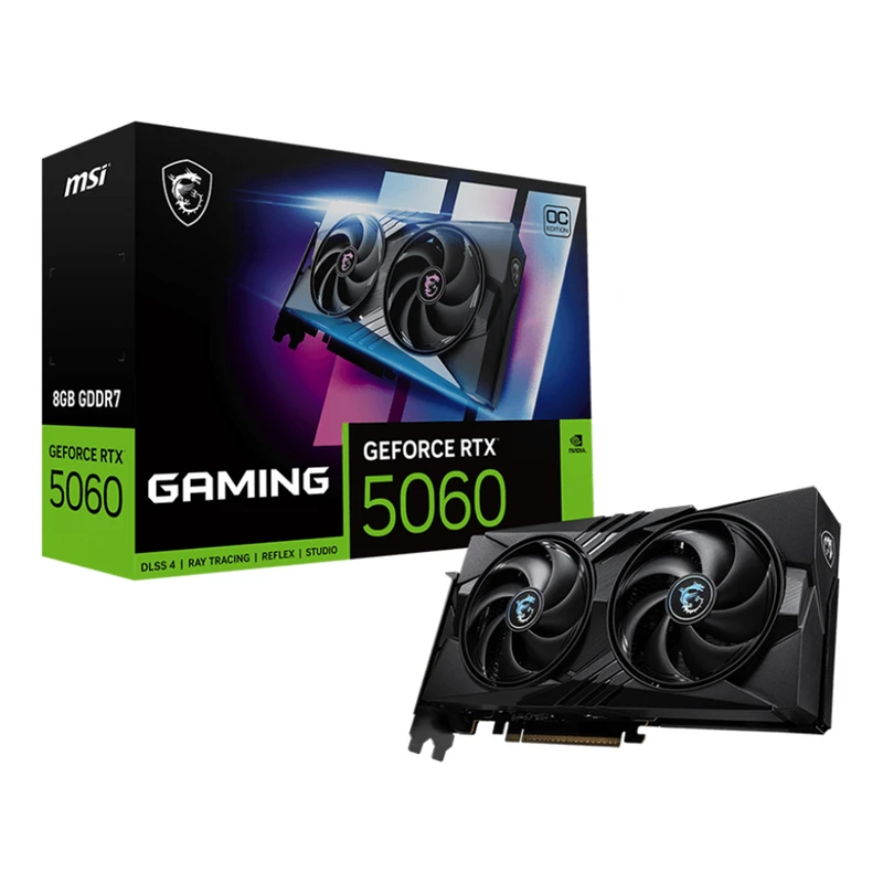 کارت گرافیک ام اس آی مدل GeForce RTX 5060 Shadow 2X OC Editionجدید