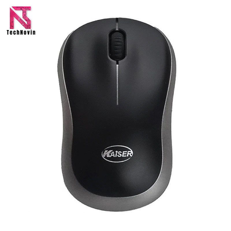 ماوس بیسیم کیسر مدل K-211 با طراحی شبیه Logitech سه کلید/برد تا 20 متر/کلیک سایلنت