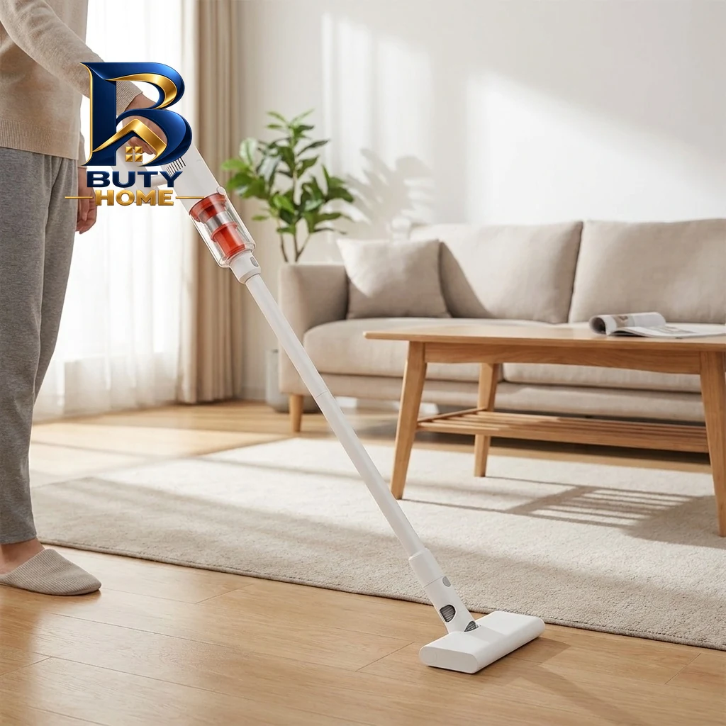 جارو شارژی عصایی شیائومی مدل vacuum cleaner p30 E204 با مکش 22000 پاسکال، شارژدهی 40 دقیقه و فیلتراسیون 5 مرحله ای اصل