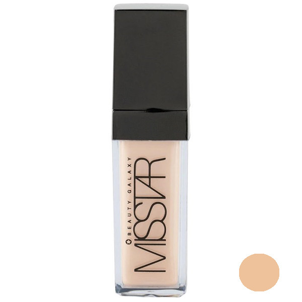 کرم پودر پمپی SPF15 میستار مدل BEAUTY GALAXY شماره MF102 مناسب برای انواع پوست حجم 40 میلیلیتر