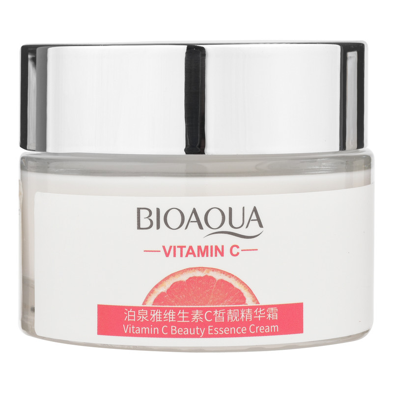 کرم روشن کننده روز و شب صورت بی آکوا مدل Vitamin C مناسب برای انواع پوست وزن 50 گرمجدید
