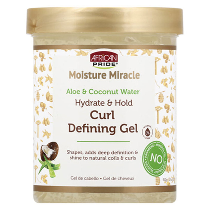 ژل حالتدهنده مو آفریکن پراید مدل Hydrate &amp; Hold حجم 510 میلیلیترجدید