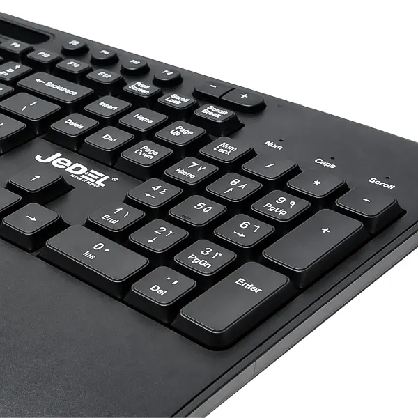 کیبورد باسیم جیدل مدل Jedel K27 با هولدر موبایلجدید
