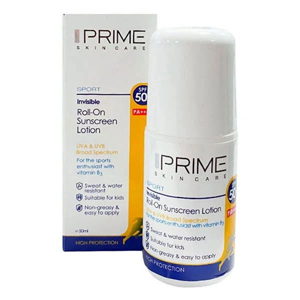 رول ضدآفتاب پریم مدل Spoert Invisible Roll-On حجم 50 میل