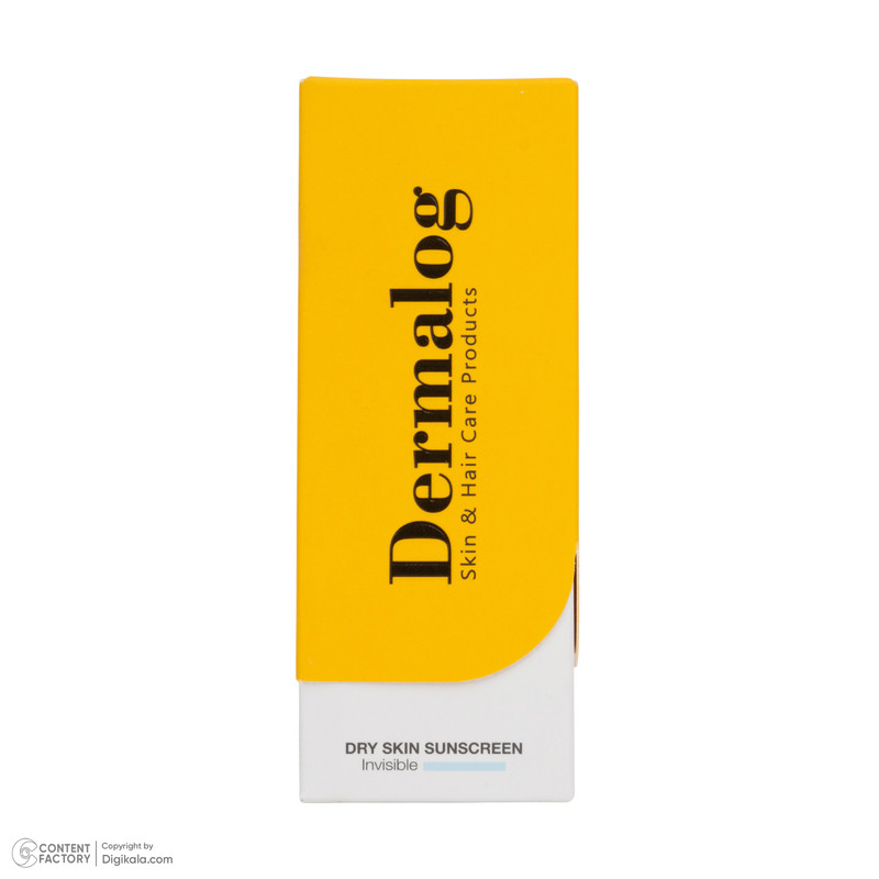 کرم ضد آفتاب بیرنگ صورت درمالوگ SPF 50 مدل 01 محافظ در برابر اشعه UVA و UVB مناسب برای پوست خشک حجم 50 میلیلیتر
