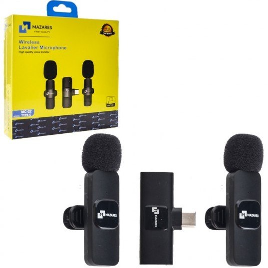 میکروفون یقه ای مازارس MAZARES مدل MC-22 (Type-C)