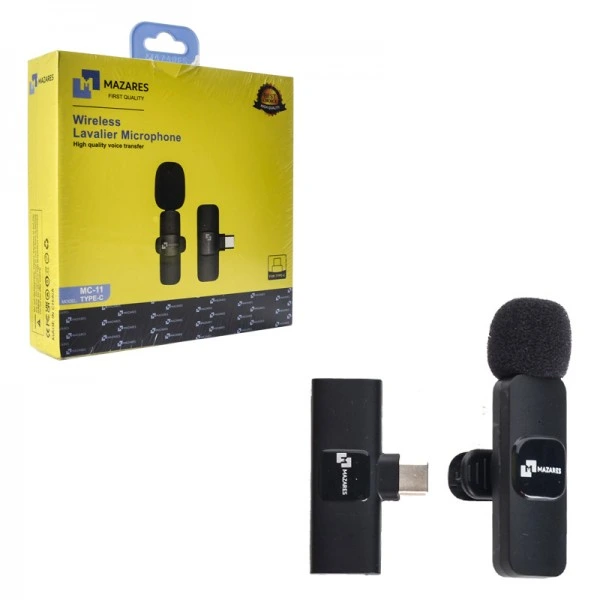 میکروفون یقه ای مازارس MAZARES مدل MC-11 (Type-C)