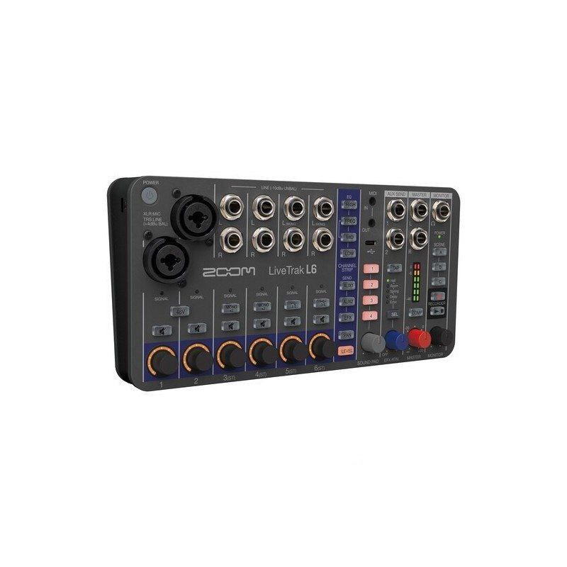 میکسر دیجیتال و رکوردر زوم ZOOM مدل LiveTrak L-6