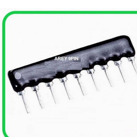 مقاومت اری ( آرایه ای ) 1.5 کیلو اهم 9 پایه - ARRAY 1.5 K 9PINجدید