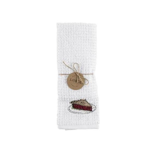 حوله دستی لوماتوس مدل وافل با گلدوزی کیک سایز 60x40 سانتی مترجدید