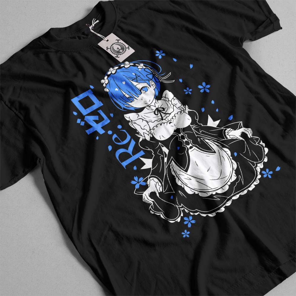 تیشرت Re:Zero طرح Rem کد 100