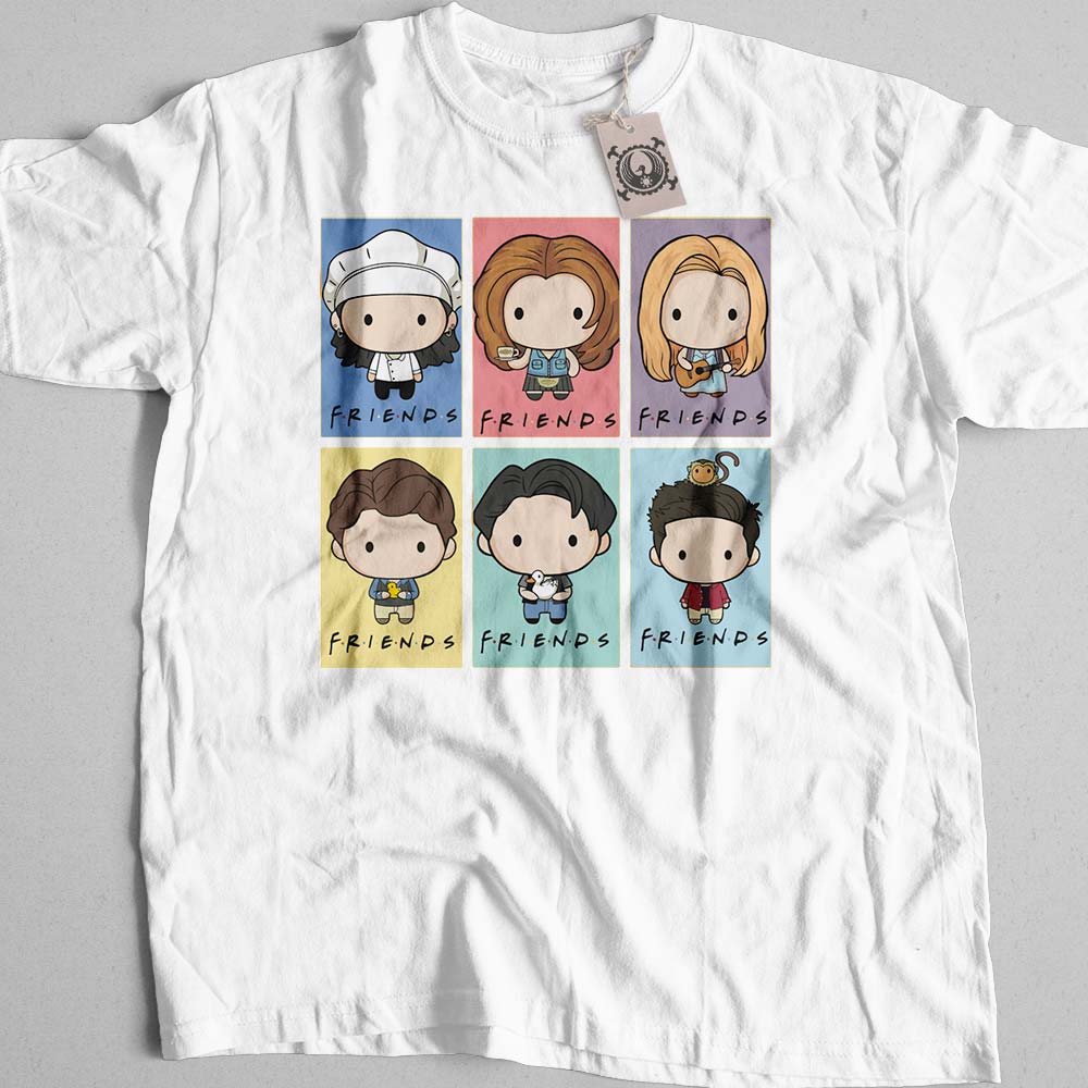 تیشرت فیلم و سریال Friends طرح Rachel Monica Phoebe Chandler Ross Joey کد 112