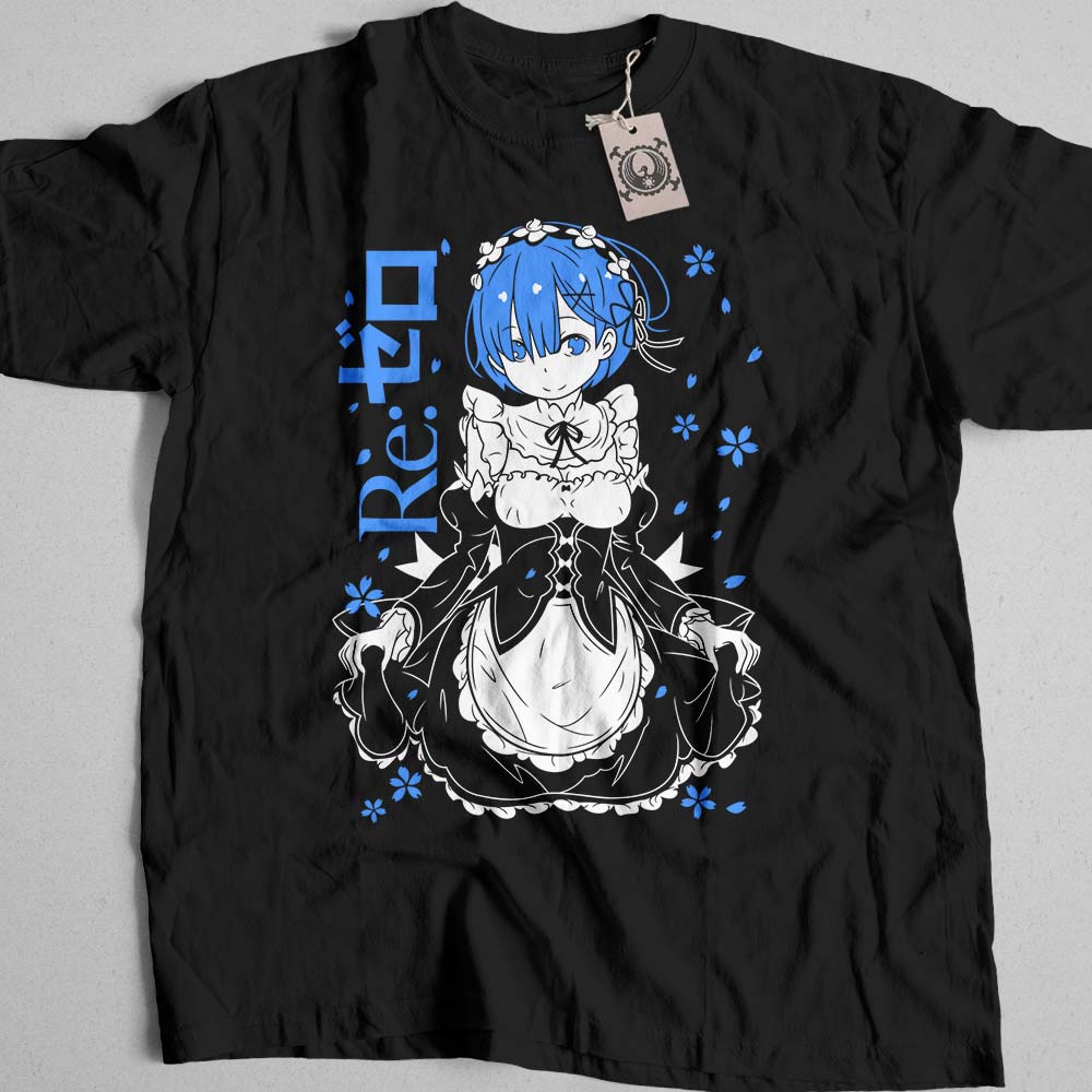تیشرت Re:Zero طرح Rem کد 100
