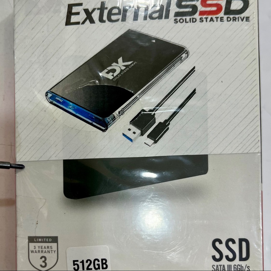 حافظه اکسترنال SSD فدک FDK 512GB + باتری هدیه