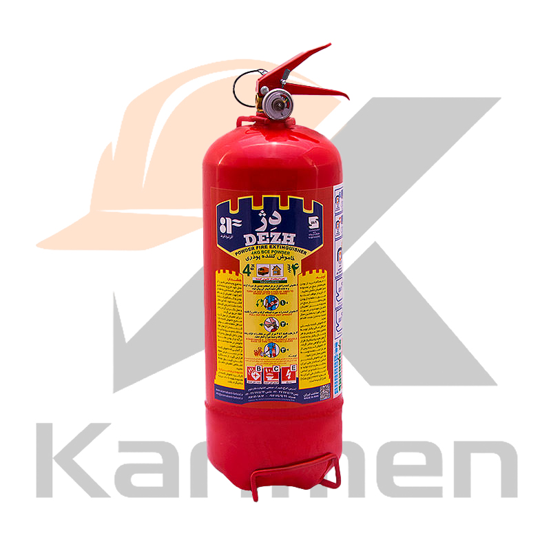 کپسول آتش نشانی پودری دژ 4 کیلویی