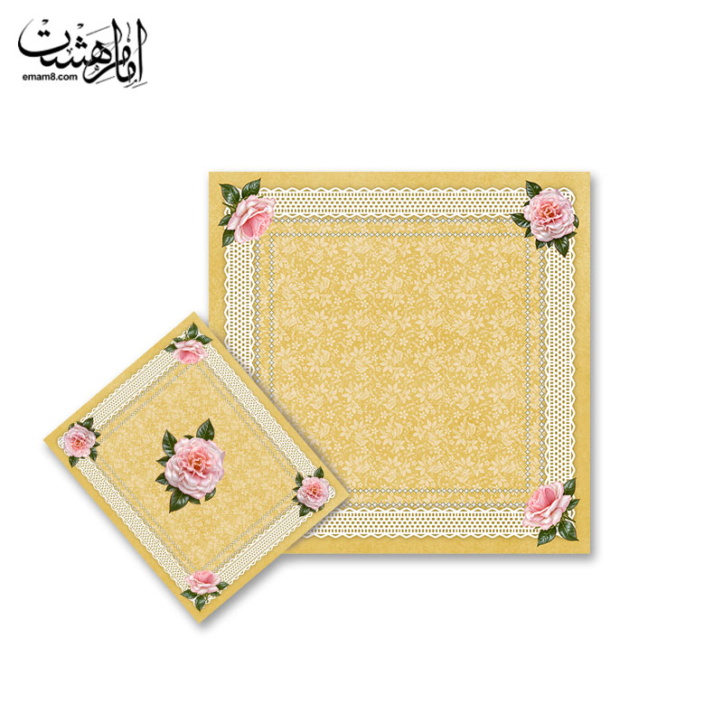 پک جانماز دو تکه طرح "شکوفه زرین" کد 33454جدید