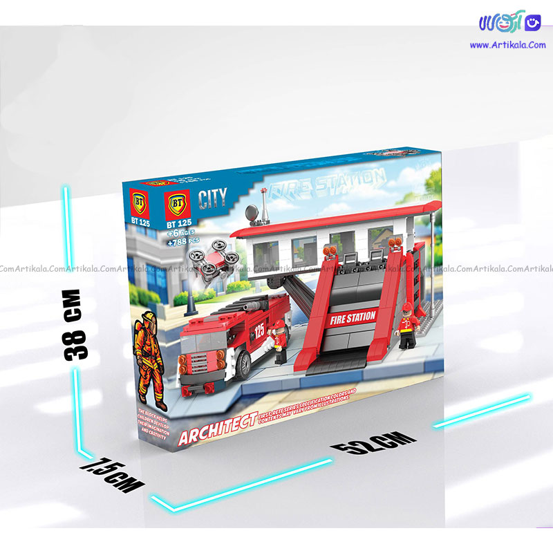 لگو 788 قطعه طرح آتشنشانی کد BT 125