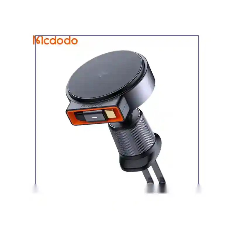 هولدر وایرلس رو داشبوردی و دریچه کولری مک دودو Mcdodo MagQ Qi2 Magnetic Wireless Car Charger CH-0090 - طلایی
