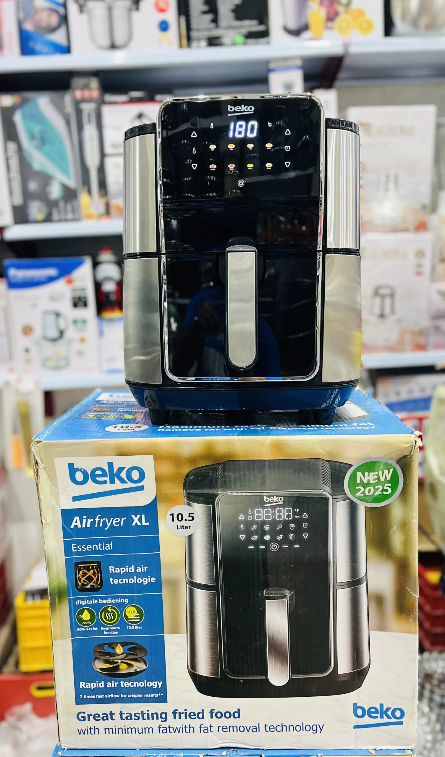 سرخ کن 10.5 لیتری بکو مدل Air Fryer XL تک المنت 2025 | سرخکن 3500 وات اصلی -قسطی+ارسال رایگان