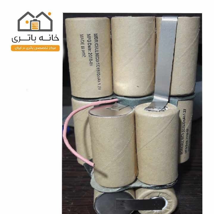 باتری جاروشارژی بلک اندکر قاب مشکی 12 ولت 1500 میلی آمپرجدید