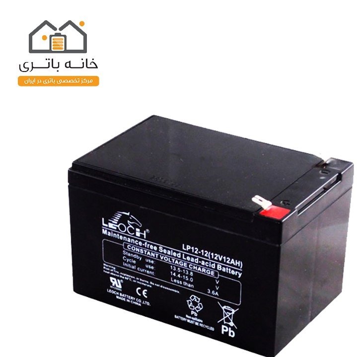 باتری خشک 12 ولت 12 آمپر لئوچ - Leochجدید
